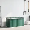 vidaXL Garten-Aufbewahrungsbox Grün 129 x 67 x 65 cm Produktbild-Vorschau 2
