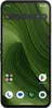 A smartphone with a green abstract wallpaper displayed on its screen. Produktbild-Vorschau