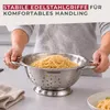 Fackelmann Abseihschüssel, Küchensieb aus Edelstahl, Produktbild-Vorschau 6
