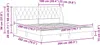 vidaXL Bedframe met hoofdeinde, zwart, 200 x 200 cm, Productafbeelding-voorbeeld 8