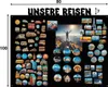 Anwicar Magnettafel Unsere Reisen - Horiznotal 80x100 - Produktbild-Vorschau 2