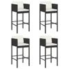 VidaXL 316660, Terrasse, Gepolsterter Sitz, Polyrattan, Produktbild-Vorschau 1