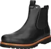 A black leather Chelsea boot is shown against a white background. Voir les images du produit
