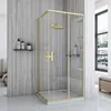 Sprchovací kút REA CITY BRUSH GOLD 90x90 Náhľad obrázku produktu 2