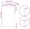 vidaXL Verdunkelungsrollo Weiß 100x230cm Stoffbreite 95,7cm Produktbild-Vorschau 7