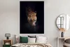 MuchoWow® Poster Trinkender Jaguar 120x160 cm - Wandbilder Produktbild-Vorschau 4