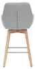 Miliboo - Skandinavische Barhocker mit 360° drehbarem Sitz Produktbild-Vorschau 6