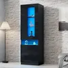 Witryna Merax z oświetleniem LED, szafka do salonu o Podgląd zdjęcia produktu 8