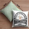 Trendation - Hausmeister Deko-Kissen mit Füllung 40x40 Produktbild-Vorschau 4
