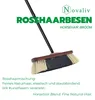 Novaliv 2x bezem met steel, stabiel, ROSSHAAR MIX. Bezems Productafbeelding-voorbeeld 6