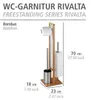 WENKO Rivalta bambusová kúpeľňová WC súprava WC kefa WC Náhľad obrázku produktu 4