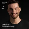 Braun AIO3540, Schwarz, Grau, 0,5 mm, 2,1 cm, Bart, Ohr, Produktbild-Vorschau 2