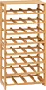 Porte-bouteilles, 32 bouteilles, 45 x 24 x 89 cm, bambou Voir les images du produit 1