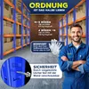 MASKO® - Lot de 2 étagères de rangement robustes, idéales Voir les images du produit 5