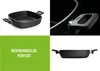 Patelnia do serwowania z odlewu aluminiowego, kwadratowa Podgląd zdjęcia produktu 2