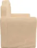 Side view of a cream-colored children's sofa. Voir les images du produit