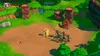 A scene from a video game showing characters and game elements in a stylized environment. Produktbild-Vorschau