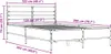 vidaXL Bettgestell Sonoma-Eiche 120x200 cm Holzwerkstoff Produktbild-Vorschau 8