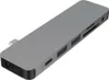 HYPER GN21D-GRAY Laptop-Dock/Port-Replikator Grau Produktbild-Vorschau 27