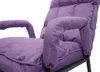 Close-up of a purple armchair. Produktbild-Vorschau