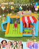 XXL Hüpfburg 380×328×205cm Hindernisparcours mit Gebläse Produktbild-Vorschau 7