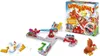 A product shot of the Looping Louie board game, including the game board and packaging, along with some loose game pieces. Produktbild-Vorschau