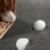 Teppich Rund Wohnzimmer Kurzflor Modern Flauschig Waschbar Produktbild-Vorschau 3