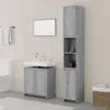 vidaXL Ensemble de meubles de salle de bain 3 pièces Gris Voir les images du produit 2