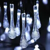 Solar-Tropfenlichter, Wassertropfen-Lichterkette 6 m (20 Produktbild-Vorschau 1
