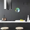 Glasuhr Wanduhr Küchenuhr Echt-Glas 30fi cm Steine  Produktbild-Vorschau 3