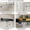 Gewürzregale, Küchenorganizer-Set, Hängendes Küchenregal Produktbild-Vorschau 9