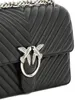 PINKO bolso bandolera Love One Classic DC Sheep Nappa Vista previa de la imagen del producto 20