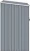 vidaXL Abri de jardin Gris 87x98x159 cm Acier galvanisé Voir les images du produit 12