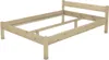 Pfostenbett aus Zirbenholz (Zirbe) "Zirben-Amelie" 140cm x Produktbild-Vorschau 2