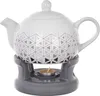 KADAX Théière 1L avec réchaud Set, Cafetière en porcelaine Voir les images du produit 6