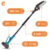 Accu kettingzaag set met telescoopsteel 107-166 cm, mini Productafbeelding-voorbeeld 4