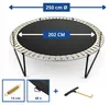 Aga Sprungtuch für Trampolin 250 cm (48 Ösen) + Spannhaken Produktbild-Vorschau 6