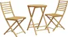 Bambus Bistro-Set für 2 Personen, klappbar, Tisch 55 x 75 Produktbild-Vorschau 1