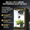 THE GROW EDELWEISS PRO 150 × 80 × 200 cm – PAR-WHITE Innenfläche Produktbild-Vorschau