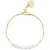 Elegantes vergoldetes Armband mit Perlen Wisdom SWI20 Produktbild-Vorschau 1