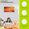 ARTland Leinwandbild Ernteland Größe: 60x30 cm Produktbild-Vorschau 2
