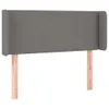 The Living Store LED Kopfteil Dunkelgrau 83x16x78/88 cm Produktbild-Vorschau 3