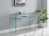 Konsole - 1 Nische - gehärtetes Glas - transparent - Produktbild-Vorschau 2