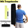 NAIZY Slalomstangen Fussball Trainingszubehör Hürden Set Produktbild-Vorschau 4