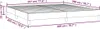 Sommier sans matelas noir 200x200 cm velours Voir les images du produit 7