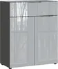 Kommode - 83 x 102 cm - 1 Tür - 2 Schubladen - Produktbild-Vorschau 1