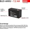 Emos Akumulátor Sla 12V 7,2Ah Fa6,3 Voir les images du produit 13