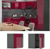 Eckhängeschrank Vicco R-Line Rot Hochglanz 57 cm, Model Produktbild-Vorschau 2