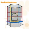 COSTWAY Ø140 cm záhradná trampolína s bezpečnostnou sieťou, Náhľad obrázku produktu 2