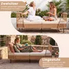 COSTWAY Gartensofa bis 360kg, Lounge Möbel Outdoor, Produktbild-Vorschau 7